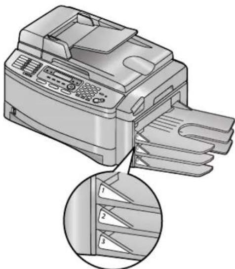 PANASONIC KX-FLB853PD - Instalacja tac wyjściowych - 2