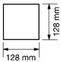 128 mm 128 mm