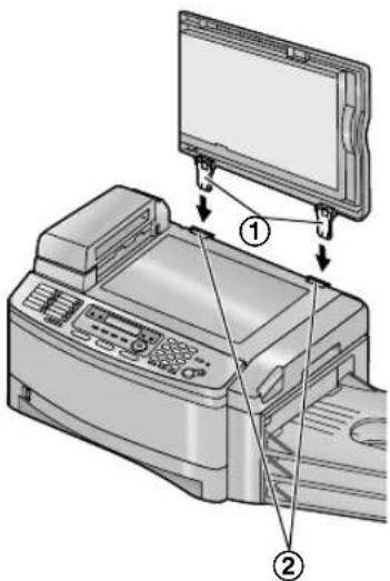 PANASONIC KX-FLB853PD - Jeśli pokrywa dociskająca dokumenty wypada z u r z ądzenia - 2