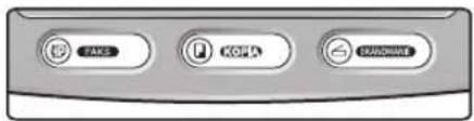 PANASONIC KX-FLB853PD - Wybór trybu pracy (Telefaks/Kopiarka/Skaner) - 1