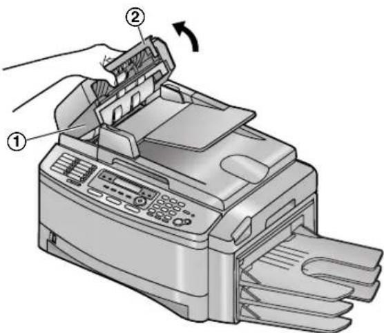 PANASONIC KX-FLB853PD - Czyszczenie rolek podajnika dokumentów - 1