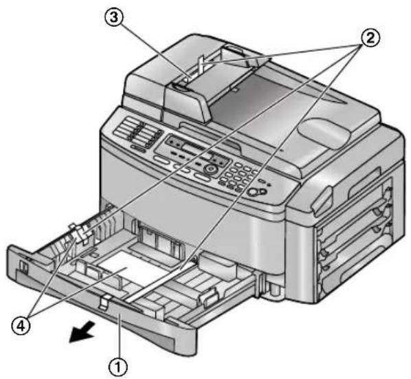 PANASONIC KX-FLB853PD - Usuwanie taśmy zabezpieczającej - 1