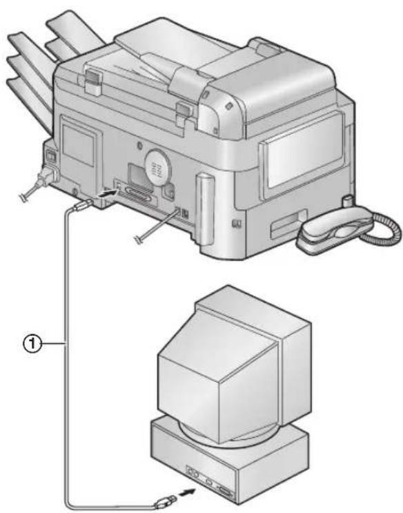 PANASONIC KX-FLB853PD - ① Przewód USB - 1