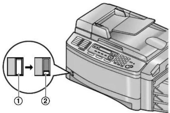 PANASONIC KX-FLB853PD - Sprawdzanie ilości pozostałego papieru - 1
