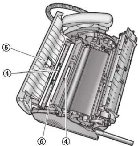 PANASONIC KX-FC258PD - Czyszczenie podajnika dokumentów/podajnika papieru/szyby skanera - 3