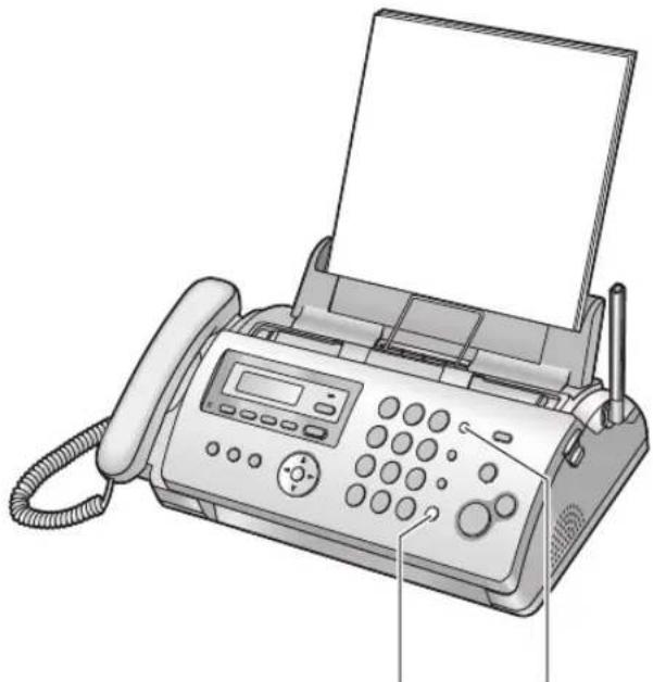 PANASONIC KX-FC258PD - W urządzeniu bazowym - 1
