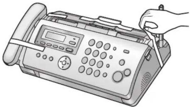 PANASONIC KX-FC258PD - Usuwanie taśmy zabezpieczającej - 1