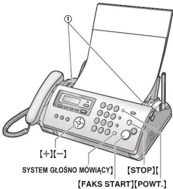 [+][-] SYSTEM GŁOŚNO MÓWIĄCY] [STOP] [FAKS START][POWT.]