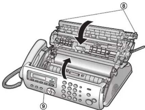 PANASONIC KX-FC258PD - Czyszczenie podajnika dokumentów/podajnika papieru/szyby skanera - 5