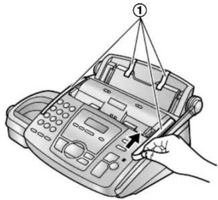 PANASONIC KX-FC195PDG - Usuwanie taśmy zabezpieczającej - 1