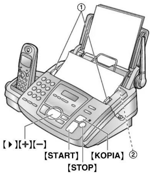 PANASONIC KX-FC195PDG - Sporządzanie kopii - 1