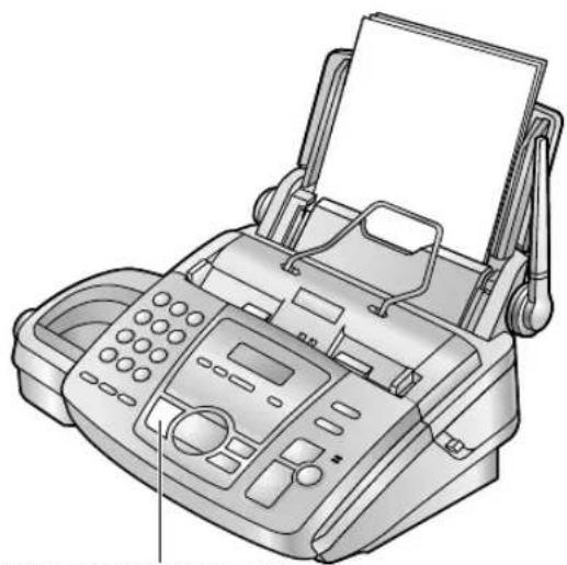 PANASONIC KX-FC195PDG - Przy pomocy urządzenia bazowego - 1