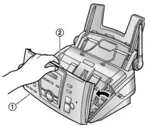 PANASONIC KX-FC195PDG - Czyszczenie głowicy termicznej - 1