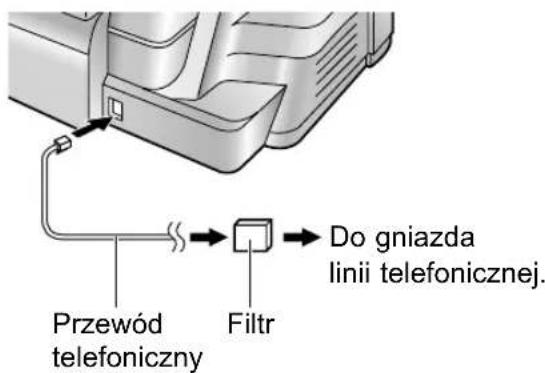 Przewód telefoniczny Filtr Do gniazda linii telefonicznej.