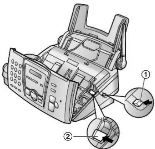 PANASONIC KX-FC195PDG - Zakładanie folii kopiującej - 2