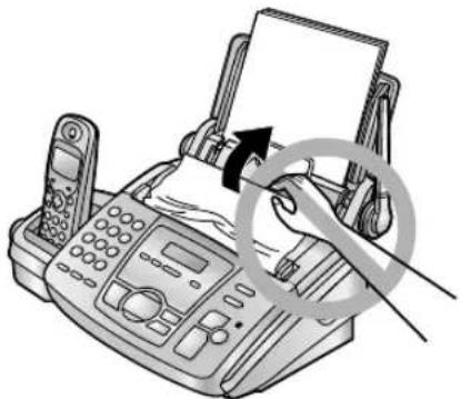 PANASONIC KX-FC195PDG - Dokument zablokowany przy wysyłaniu - 3