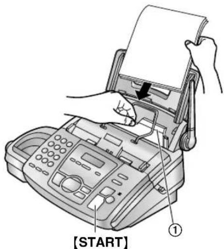 PANASONIC KX-FC195PDG - Kiedy telefaks pobrał papier nieprawidłowo - 1