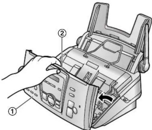 PANASONIC KX-FC195PDG - Czyszczenie podajnika dokumentów - 1