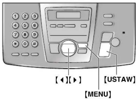 PANASONIC KX-FC195PDG - Ustawianie daty i godziny w u r z ądzeniu bazowym - 1