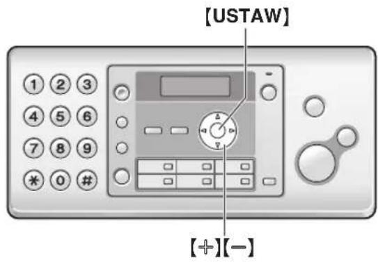 PANASONIC KX-FP701PD - Regulacja poziomów głośności - 1