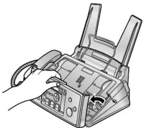 PANASONIC KX-FP701PD - Czyszczenie podajnika dokumentów / szyby skanera - 1