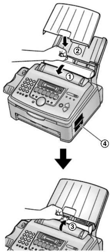 PANASONIC KX-FLM653PD - Podajnik papieru i pokrywa podajnika - 2
