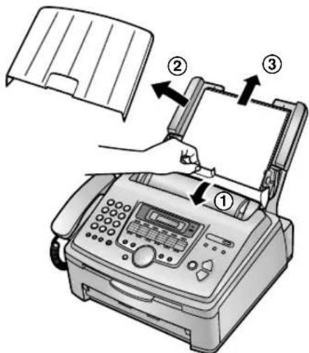 PANASONIC KX-FLM653PD - Kiedy telefaks pobrał papier nieprawidłowo - 1