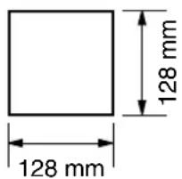 128 mm 128 mm