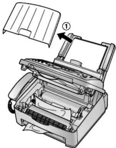 PANASONIC KX-FLM653PD - Kiedy papier zablokował się w pobliżu wyjścia papieru - 2