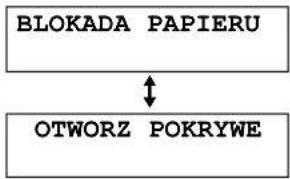 PANASONIC KX-FLB883PD - Kiedy papier zablokuje się wewnątrz urządzenia - 1