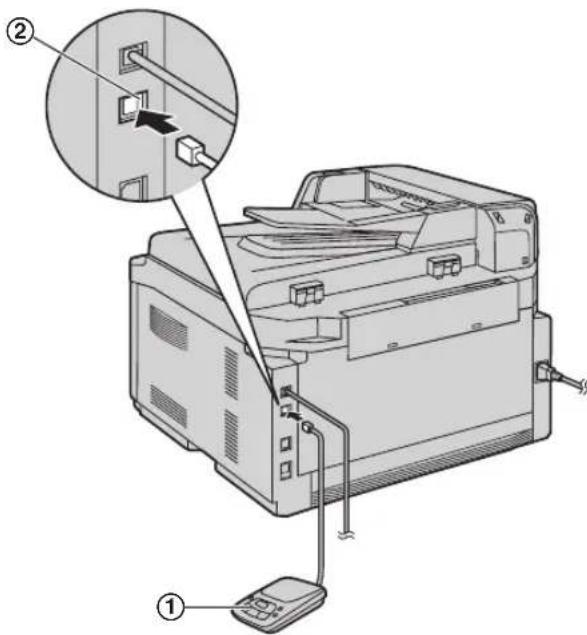 PANASONIC KX-FLB883PD - Ustawienie telefaksu i aparatu zgłoszeniowego - 1