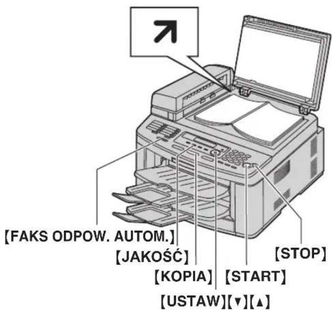 PANASONIC KX-FLB883PD - Korzystanie z szyby skanera - 1