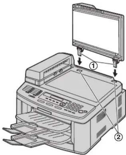 PANASONIC KX-FLB883PD - Jeśli pokrywa dociskająca dokumenty wypada z urządzenia - 2