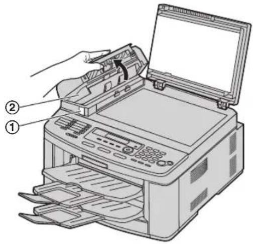 PANASONIC KX-FLB883PD - Biała płyta i szyba skanera - 2