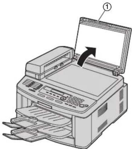 PANASONIC KX-FLB883PD - Biała płyta i szyba skanera - 1