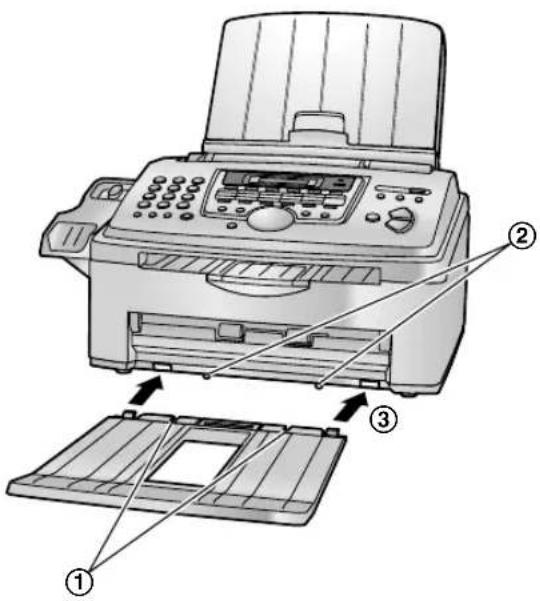 PANASONIC KX-FL613PD - Wyjmowanie podajnika papieru - 2