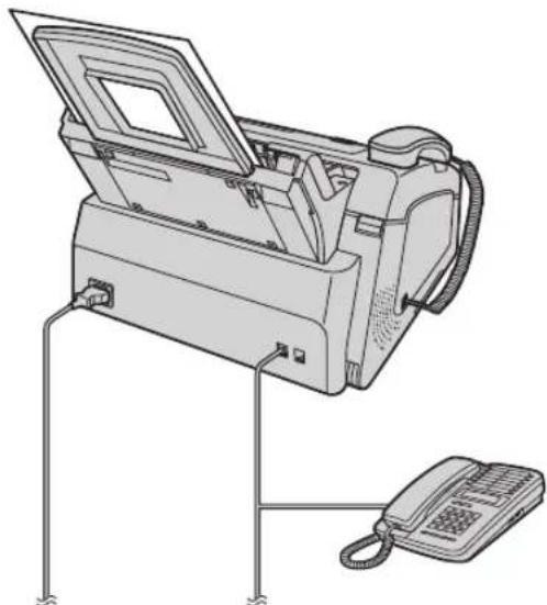 PANASONIC KX-FL423PD - W razie braku sygnału wywołania faksu - 2