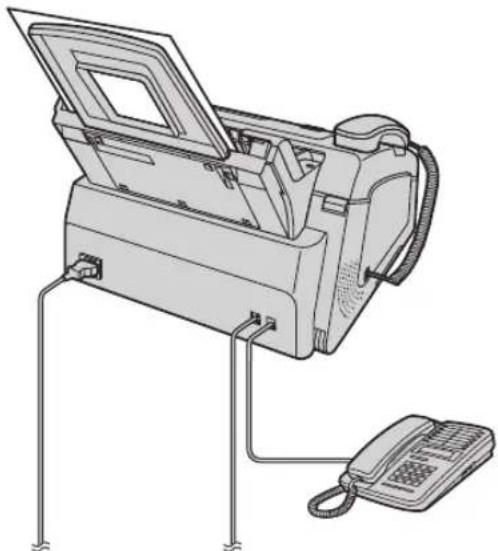 PANASONIC KX-FL423PD - W razie braku sygnału wywołania faksu - 1