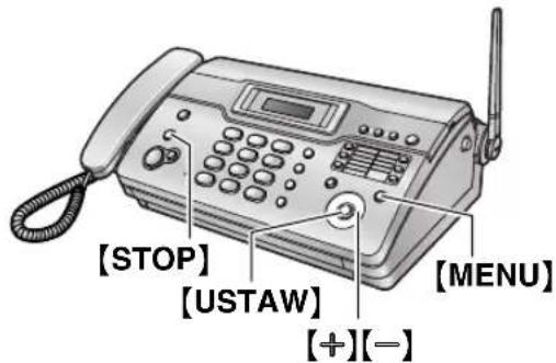 PANASONIC KX-FC962PD - Nagrywanie powitania - 1