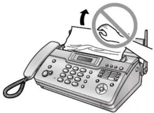 PANASONIC KX-FC962PD - Dokument zablokowany przy wysyłaniu - 3