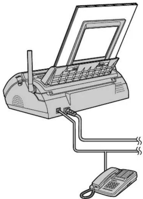 PANASONIC KX-FC278PD - W razie braku sygnału wywołania faksu - 1