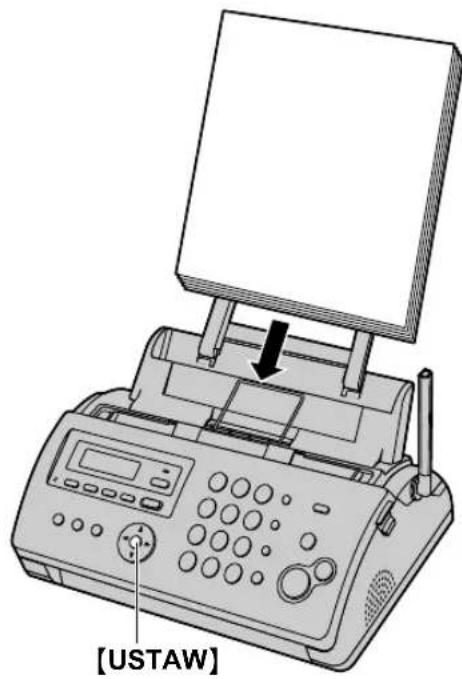 PANASONIC KX-FC278PD - Kiedy urządzenie nieprawidłowo pobrało papier - 1