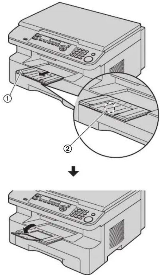 PANASONIC KX-MB263PD - Tace wyjściowe - 1