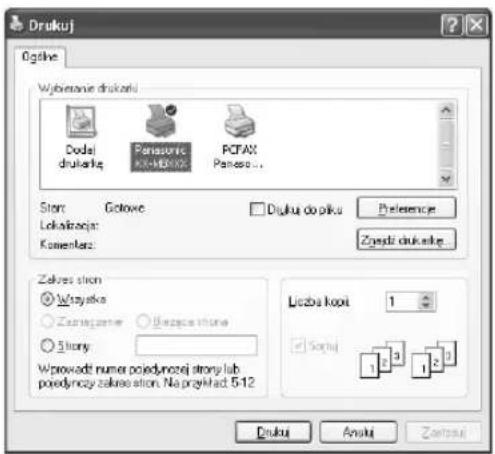 Drukuj Ogólne Wjścieranie drukuń Dodaj drukarę Panasterie K-10-M2000 PCTAX Panass... Start: Gotowe: Drukuj do piku Preference Lokulizacja: Komienkaz: Zgazdi drukarę Zakres stion Wzyska Zanagjaneer Wrazpia stione Stony: Wprowadt numer pojedynczej strony lub pojedynczy zakres stion. Na przykład 5:12 Liczka kopi: 1 Soruj: 1 2 3 4 5 6 Drukuj Anakj Zontans