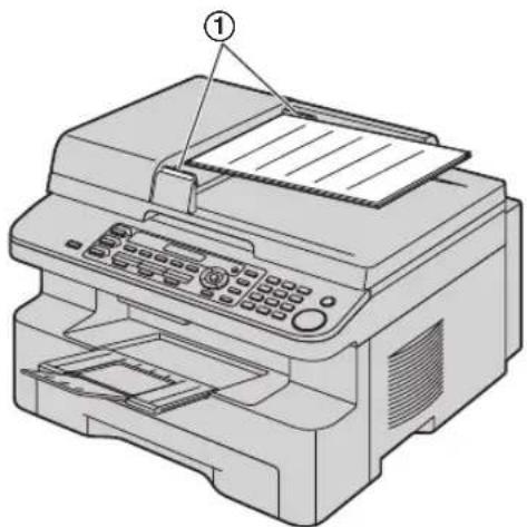 PANASONIC KX-MB263PD - Używanie automatycznego podajnika dokumentów (tylko model KX-MB773/KX-MB783) - 1