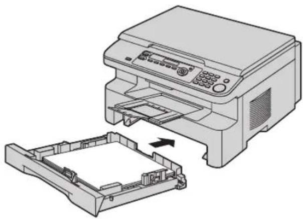 PANASONIC KX-MB263PD - Jeśli przedłużenie tacy jest niezamontowane - 7