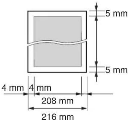 5 mm 5 mm 4 mm 4 mm 208 mm 216 mm