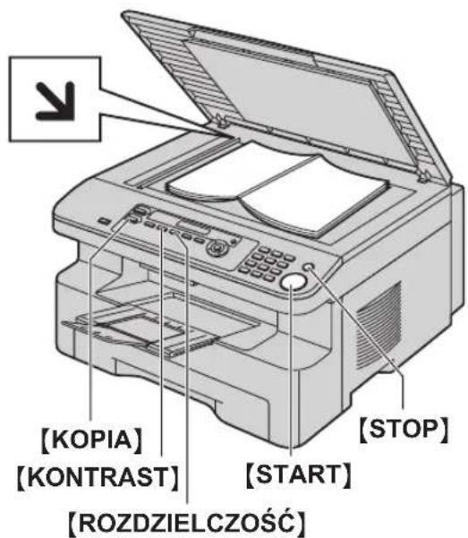 PANASONIC KX-MB263PD - Korzystanie z szyby skanera - 1