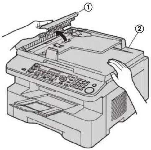 PANASONIC KX-MB263PD - Czyszczenie rolek podajnika dokumentów (tylko model KX-MB773/KX-MB783) - 1