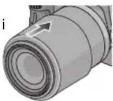 PANASONIC Lumix H-FS0452 - Przekręć osłonę tył do przodu i załów z w ten sam sposób, jak to pokazano poprzednio. - 1